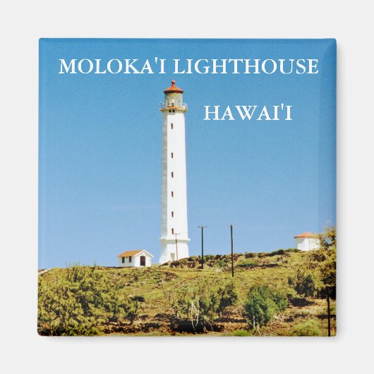 Moloka'i Lighthouse, Hawai'i Magnet (Voorkant)