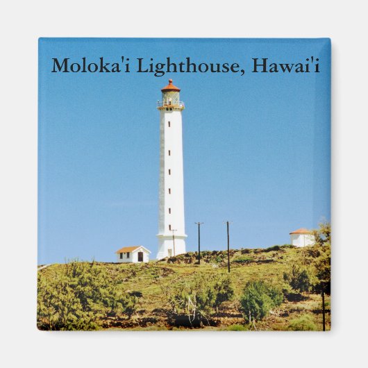 Moloka'i Lighthouse, Hawai'i Magnet (Voorkant)