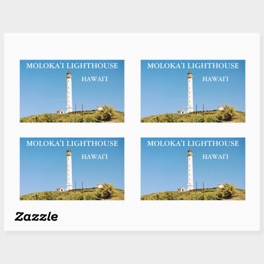 Moloka'i Lighthouse, Hawai'i Stickers (Vel)