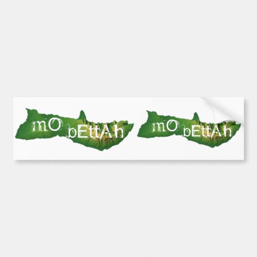 Moloka'i Mo Bettah Bumpersticker (Voorkant)
