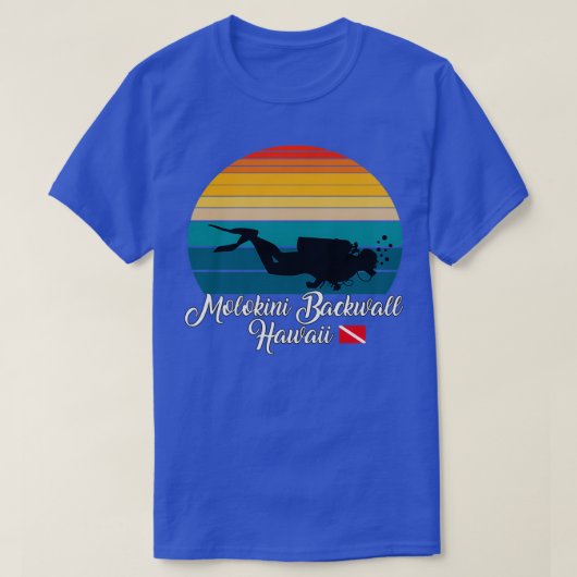 Molokini Backwall Hawaii Diving T-shirt (Design voorkant)