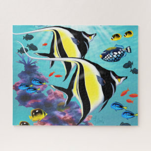 Molokini Cove Hawaiian Angel Fish Tropical Legpuzzel
