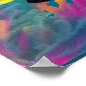 Molokini Cove Hawaiian Tropical Fish Illustration Poster (Hoek)