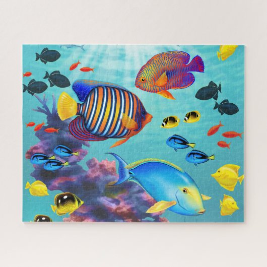 Molokini Cove Hawaiian Tropical Fish Legpuzzel (Horizontaal)