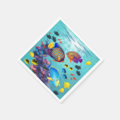 Molokini Cove Hawaiian Tropical Fish Servet (Hoek)