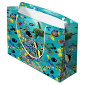 Molokini Cove Hawaiian Tropical Fish Zee Turtle Groot Cadeauzakje (Achterkant Gekanteld)