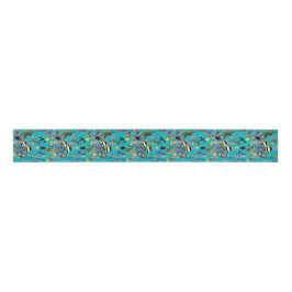 Molokini Cove Hawaiian Tropical Fish Zee Turtle Grosgrain Lint