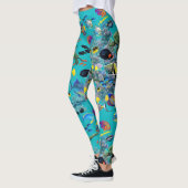Molokini Cove Hawaiian Tropical Fish Zee Turtle Leggings (Links)