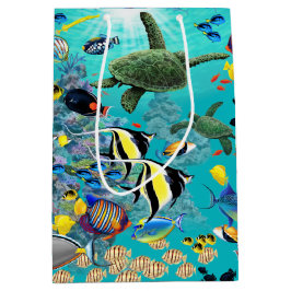 Molokini Cove Hawaiian Tropical Fish Zee Turtle Medium Cadeauzakje