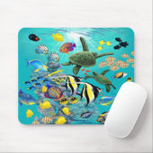 Molokini Cove Hawaiian Tropical Fish Zee Turtle Muismat (Met muis)