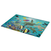 Molokini Cove Hawaiian Tropical Fish Zee Turtle Snijplank (Hoek)