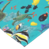 Molokini Cove Hawaiian Tropical Fish Zee Turtle Tafelkleed (Gekanteld)