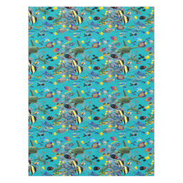 Molokini Cove Hawaiian Tropical Fish Zee Turtle Tafelkleed