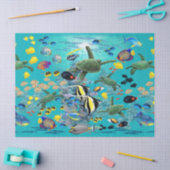 Molokini Cove Hawaiian Tropical Fish Zee Turtle Tissuepapier (Craft)