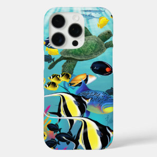 Molokini Cove Hawaiian Zee Turtle Tropical Fish Ca iPhone 16 Pro Hoesje