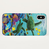Molokini Cove Hawaiian Zee Turtle Tropical Fish Case-Mate iPhone Case (Achterkant (horizontaal))