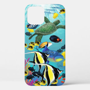 Molokini Cove Hawaiian Zee Turtle Tropical Fish Case-Mate iPhone Case