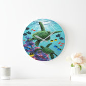 Molokini Cove Hawaiian Zee Turtles Tropical Grote Klok (Huis)