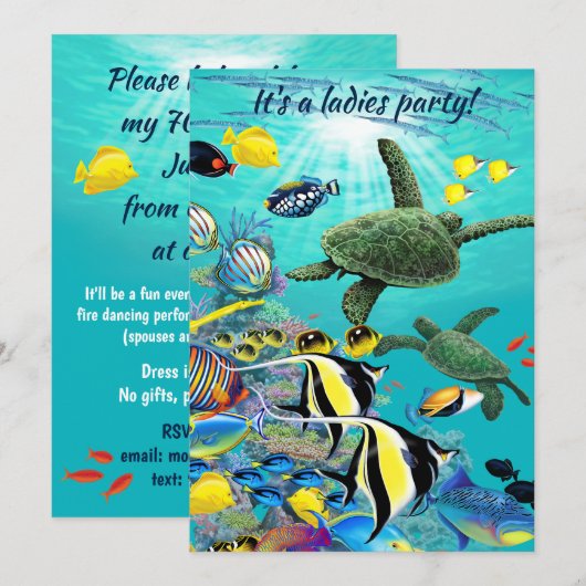 Molokini Invite (Jana) Kaart (Voorkant / Achterkant)