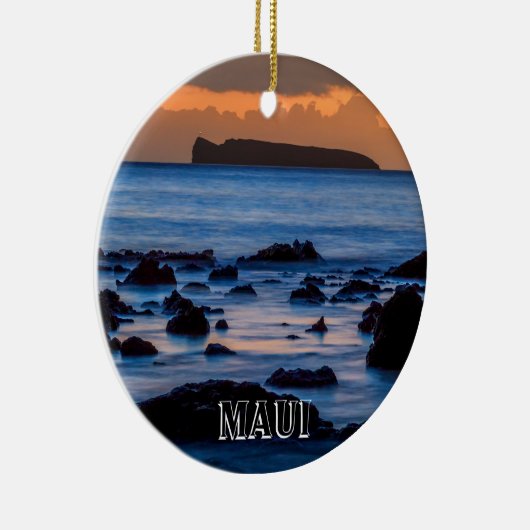 Molokini uit Maui Keramisch Ornament (Rechts)