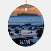 Molokini uit Maui Keramisch Ornament (Links)