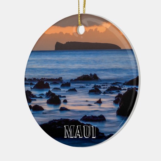 Molokini uit Maui Keramisch Ornament (Links)