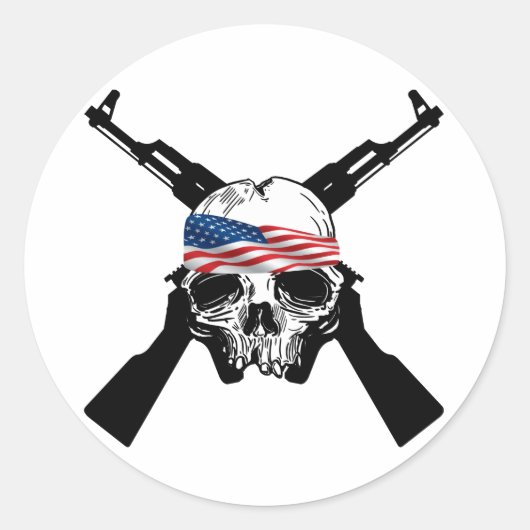 Molon Labe Baby Ronde Sticker (Voorkant)