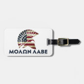 Molon Labe. Bagagelabel (Voorkant horizontaal)