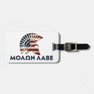 Molon Labe. Bagagelabel