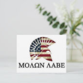 MOLON LABE BRIEFKAART (Staand voorkant)