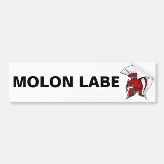 Molon Labe Bumpersticker