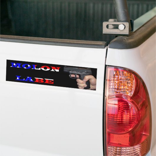 Molon Labe Bumpersticker (Op Truck)
