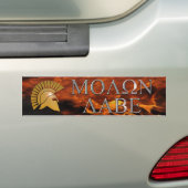 Molon Labe Bumpersticker (Op auto)