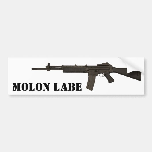 Molon Labe Bumpersticker (Voorkant)