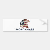 Molon Labe. Bumpersticker (Voorkant)