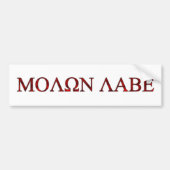 Molon Labe Bumpersticker (Voorkant)