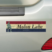 Molon Labe Bumpersticker (Op auto)
