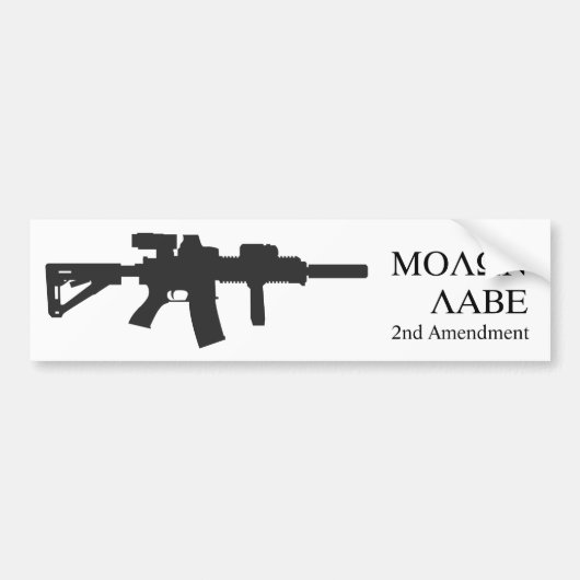 MOLON LABE-bumpersticker Bumpersticker (Voorkant)