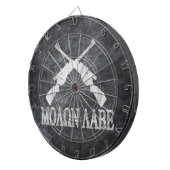 Molon Labe Crossed Rifiles 2de amendement Dartbord (Voorkant Rechts)