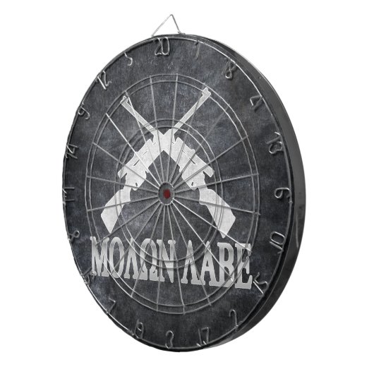 Molon Labe Crossed Rifiles 2de amendement Dartbord (Voorkant Rechts)