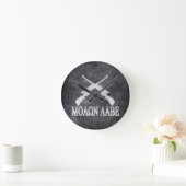 Molon Labe Crossed Rifiles 2de amendement Ronde Klok (Huis)