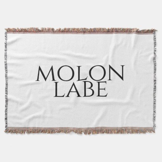 Molon Labe Deken (Voorkant)