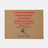 MOLON LABE DEURMAT (Voorkant)