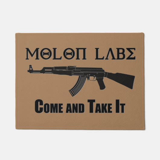Molon Labe Deurmat (Voorkant)