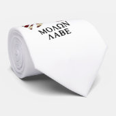 MOLON LABE FATE FLUISTERT NAAR PRESIDENT TRUMP STROPDAS (Opgerold)