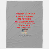 MOLON LABE FLEECE DEKEN (Voorkant)