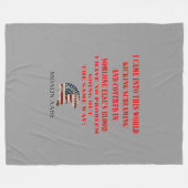 MOLON LABE FLEECE DEKEN (Voorkant (Horizontaal))