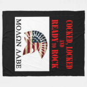 MOLON LABE FLEECE DEKEN (Voorkant (Horizontaal))