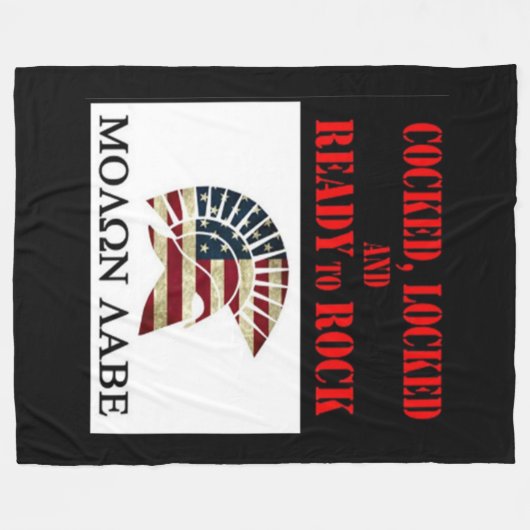 MOLON LABE FLEECE DEKEN (Voorkant (Horizontaal))