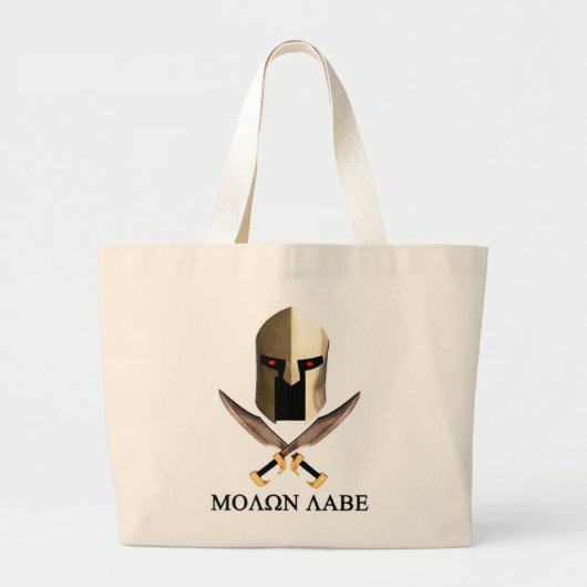 MOLON LABE GROTE TOTE BAG (Voorkant)